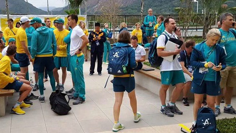 Cung thể thao dưới nước Olympic Rio náo loạn vì bom giả
