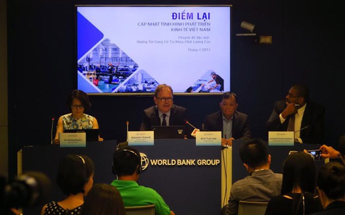 Báo cáo cập nhật tình hình phát triển kinh tế Việt Nam được Ngân hàng Thế giới công bố chiều 13/7.