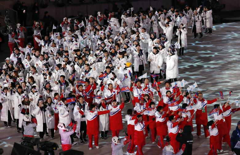 nhung hinh anh an tuong tai le be mac olympic pyeongchang 2018