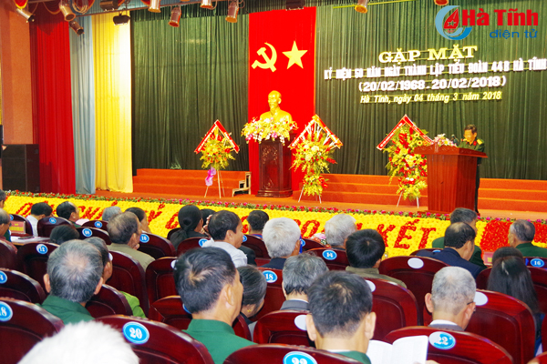 Gặp mặt kỷ niệm 50 năm thành lập Tiểu đoàn 44B Hà Tĩnh