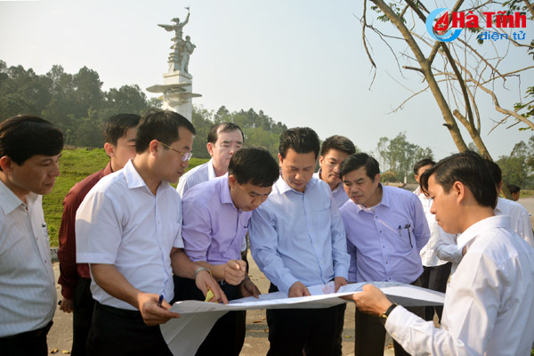 Chủ tịch UBND tỉnh chỉ đạo đẩy nhanh tiến độ nâng cấp các hạng mục tại Ngã ba Đồng Lộc