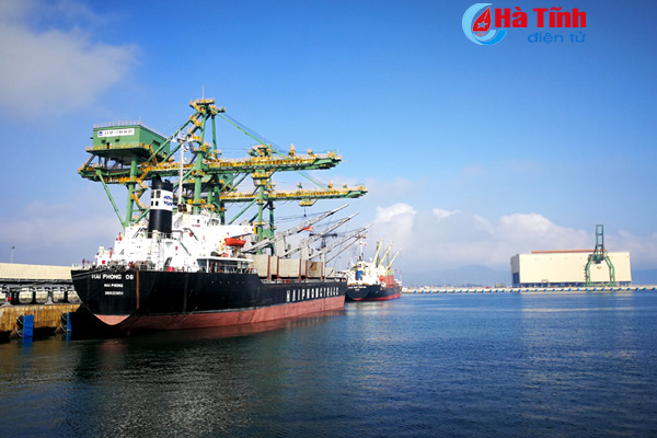 Cảng Sơn Dương bốc dỡ trên 2 triệu tấn hàng hóa