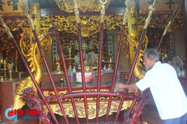 Đền thờ Bình Ngô Thượng tướng quân Nguyễn Biên luôn được người dân chăm sóc chu đáo.