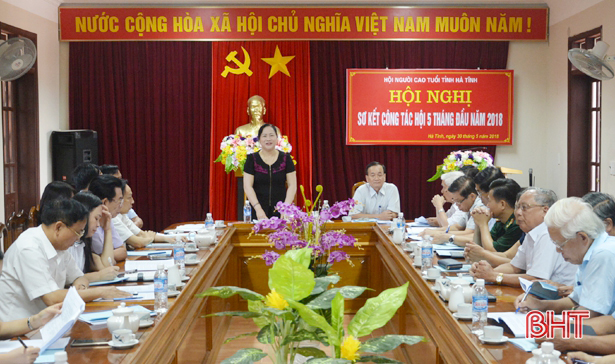 Nguyên Chánh Thanh tra tỉnh giữ chức Chủ tịch Hội Người cao tuổi Hà Tĩnh