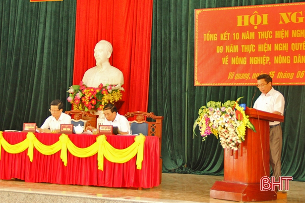 Các nghị quyết về “tam nông” giúp thay đổi bộ mặt huyện Vũ Quang