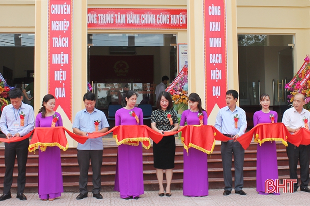 Khai trương Trung tâm Hành chính công huyện Can Lộc
