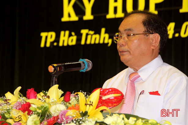 HĐND thành phố Hà Tĩnh thông qua 4 nghị quyết tại Kỳ họp thứ 8