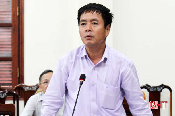 Tổ đại biểu HĐND tỉnh bầu tại Can Lộc thảo luận trước Kỳ họp thứ 7