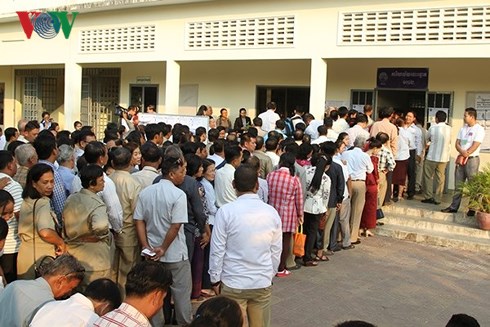 8,3 triệu cử tri Campuchia bỏ phiếu bầu cử Quốc hội Khóa VI