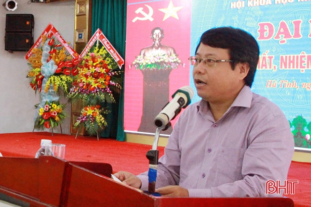 Nguyên Bí thư Thành ủy làm Chủ tịch Hội Khoa học Kinh tế Hà Tĩnh