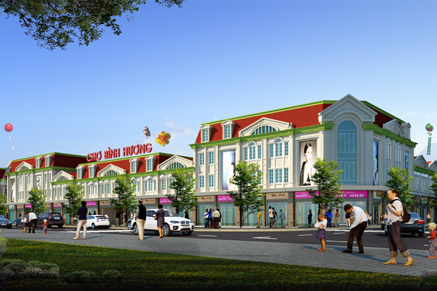 Xây mới chợ Bình Hương góp phần phát triển bền vững thương mại