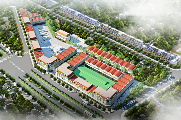 Xây mới chợ Bình Hương góp phần phát triển bền vững thương mại