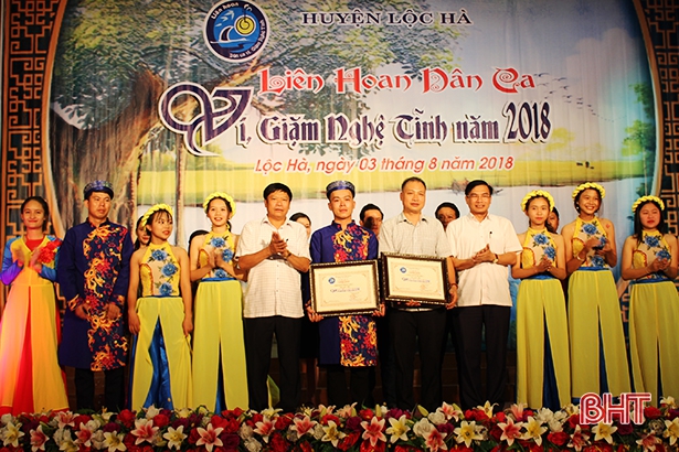 Lộc Hà tổ chức thành công Liên hoan Dân ca ví, giặm Nghệ Tĩnh năm 2018