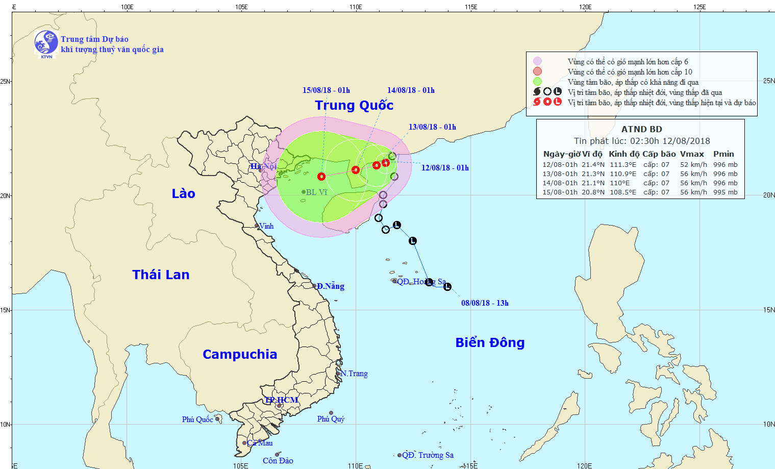 Áp thấp nhiệt đới giật cấp 9, Hà Tĩnh có mưa rào