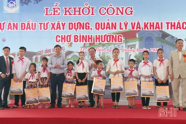 Khởi công dự án xây mới chợ Bình Hương với mức đầu tư 140 tỷ đồng