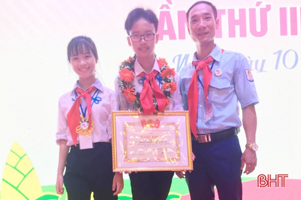 2 thí sinh Hà Tĩnh được vinh danh tại Liên hoan Chỉ huy đội giỏi toàn quốc