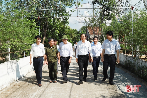 Khu dân cư mẫu ở Hà Tĩnh thể hiện cốt lõi của nông thôn mới