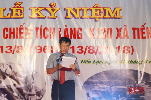 Can Lộc kỷ niệm 50 năm chiến tích Làng K130