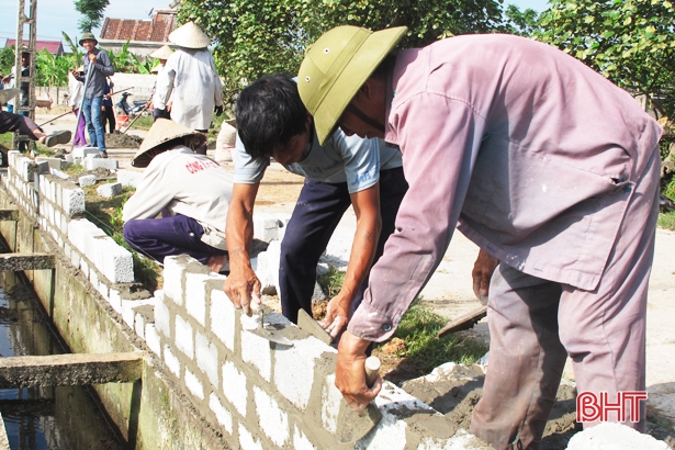 Lộc Hà huy động gần 160 tỷ đồng xây dựng nông thôn mới