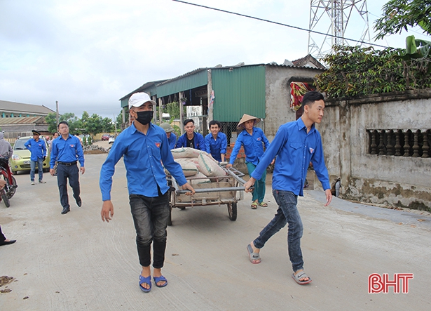 Tuổi trẻ TP Hà Tĩnh: “90 ngày xây dựng đô thị văn minh, xây dựng NTM”