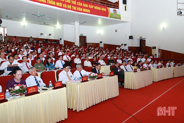 Khai mạc Đại hội Hội Nông dân Hà Tĩnh lần thứ IX, nhiệm kỳ 2018-2023
