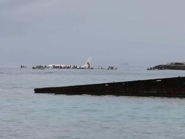 Máy bay chở 47 người rơi xuống biển ở quốc đảo Micronesia
