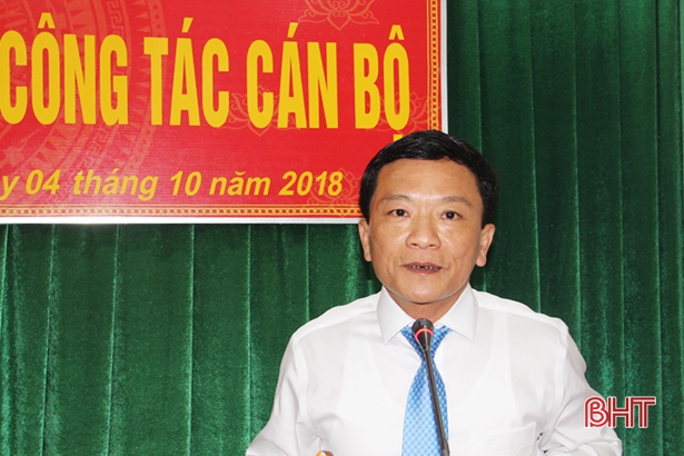 Bí thư Đảng ủy Khối Doanh nghiệp Hà Tĩnh giữ chức Bí thư Huyện ủy Hương Sơn