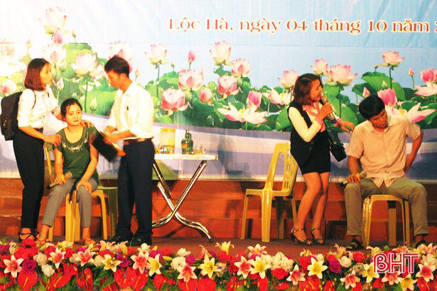 Cẩm Xuyên, Lộc Hà chung kết hội thi hòa giải viên cơ sở giỏi