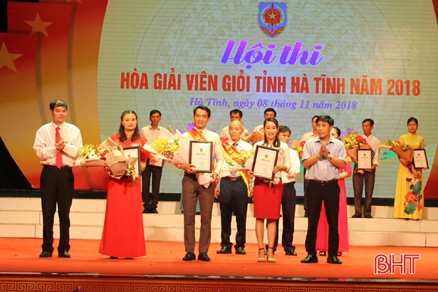 Xã Đức Bồng nhất Hội thi Hòa giải viên giỏi tỉnh Hà Tĩnh 2018