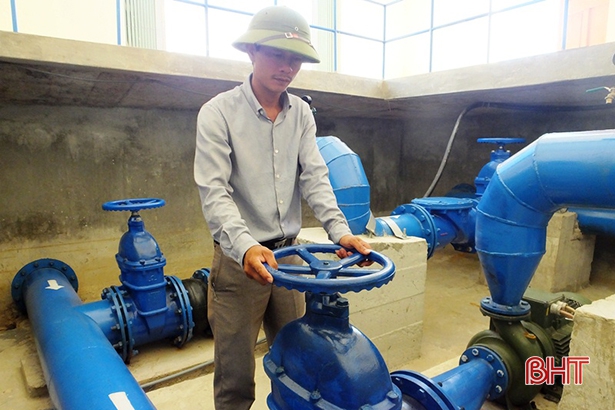 97% dân số vùng nông thôn Hà Tĩnh được cung cấp nước hợp vệ sinh
