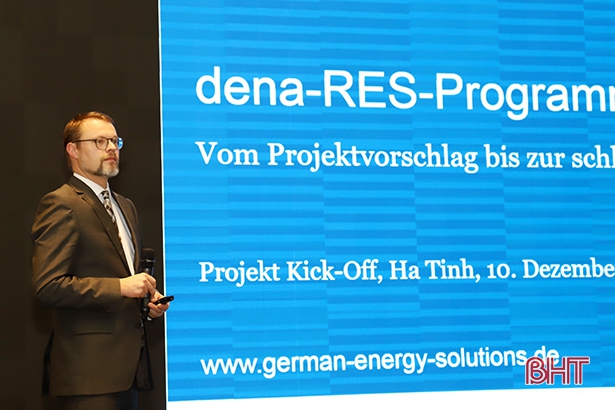 Hà Tĩnh sẽ tiên phong về năng lượng tái tạo với sự hỗ trợ công nghệ và phương thức quản lý từ Đức