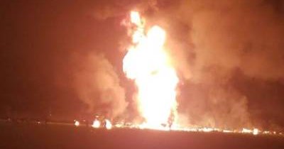 Hiện trường lửa cháy ngùn ngụt, người bị cháy đen do nổ đường ống ở Mexico