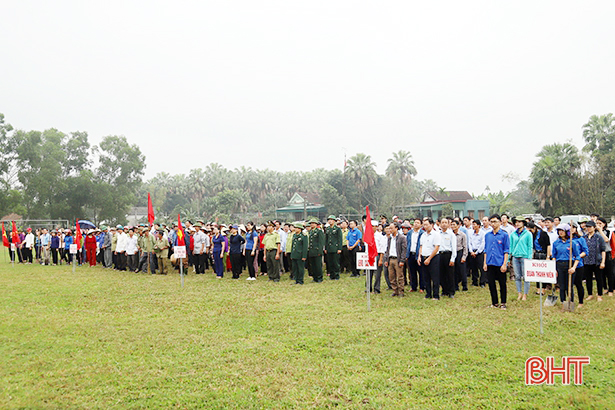Bí thư Tỉnh ủy phát động ra quân xây dựng nông thôn mới tại Thạch Hà