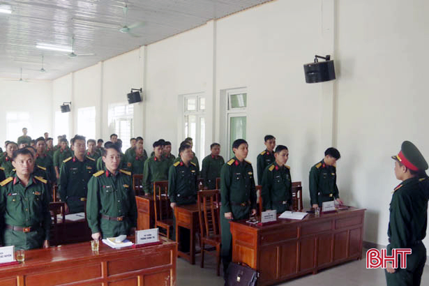Bộ CHQS Hà Tĩnh khai mạc huấn luyện quân nhân dự bị năm 2019