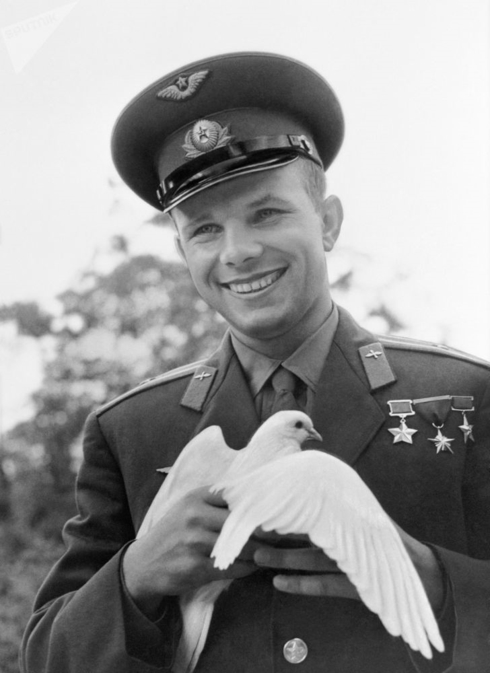 Ảnh tư liệu về nhà du hành Gagarin - người đầu tiên bay vào vũ trụ