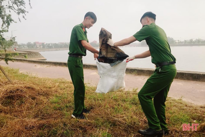 “Plogging - Chạy bộ nhặt rác” tại Hà Tĩnh