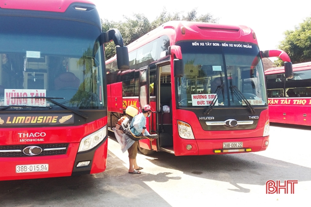 14 xe khách ở Hương Sơn tuyến Hà Tĩnh – Hà Nội dừng hoạt động để phòng chống Covid-19