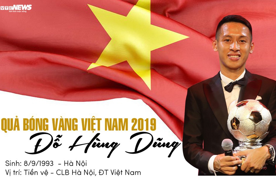 Chân dung Quả bóng Vàng Việt Nam 2019 Đỗ Hùng Dũng
