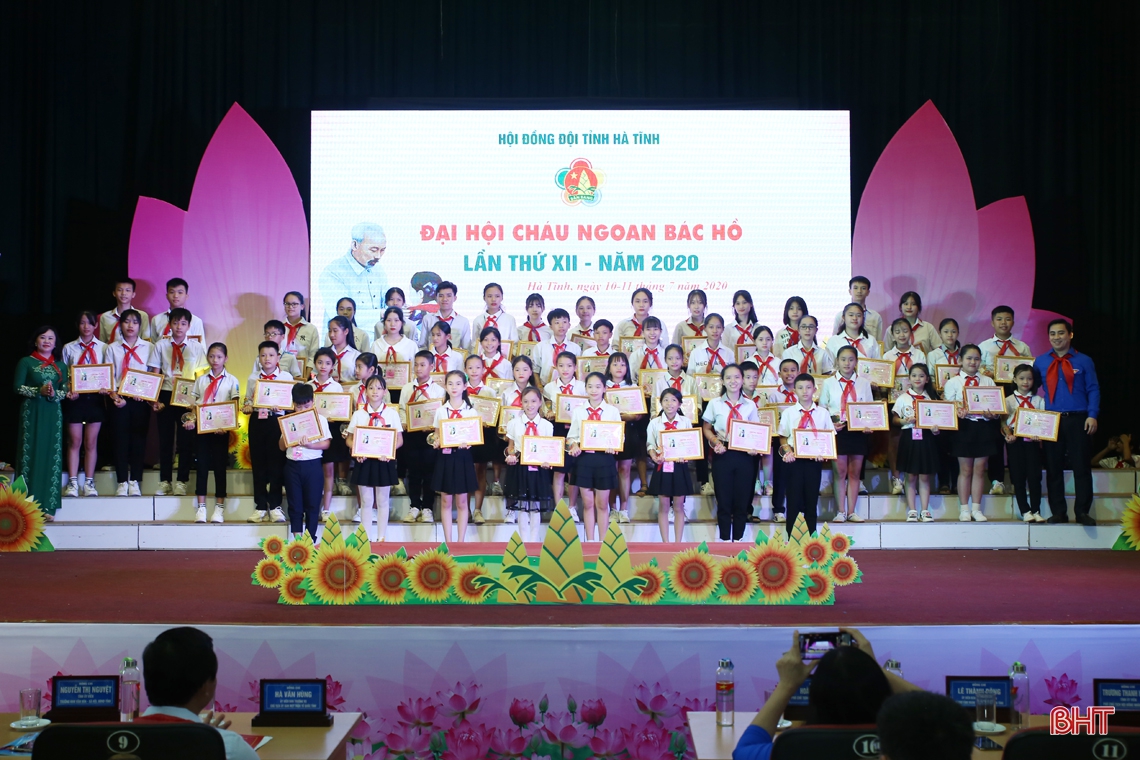 184 đội viên, thiếu nhi Hà Tĩnh xuất sắc nhận danh hiệu Cháu ngoan Bác Hồ