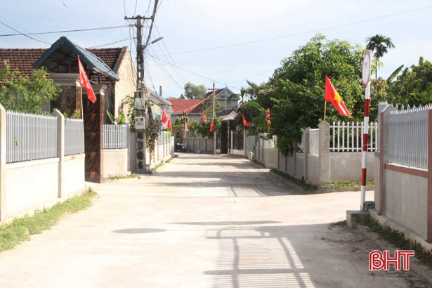 Can Lộc có thêm 10 khu dân cư nông thôn mới kiểu mẫu
