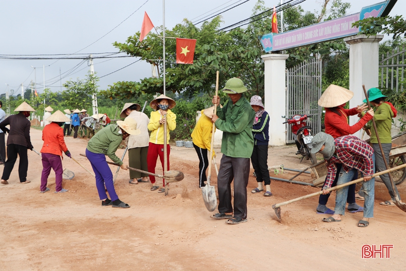 “60 ngày cao điểm xây dựng nông thôn mới” ở huyện miền núi Hà Tĩnh