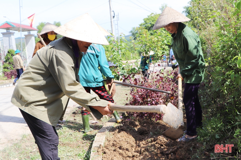 “60 ngày cao điểm xây dựng nông thôn mới” ở huyện miền núi Hà Tĩnh