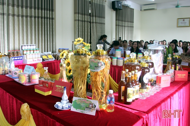 32 sản phẩm tham dự cuộc thi phụ nữ Hương Sơn sáng tạo, khởi nghiệp