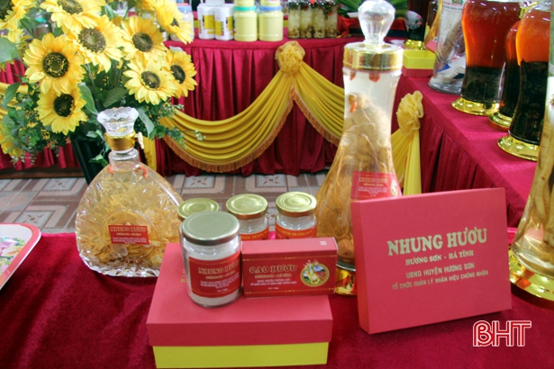 32 sản phẩm tham dự cuộc thi phụ nữ Hương Sơn sáng tạo, khởi nghiệp