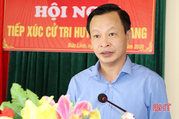 Trưởng ban Tuyên giáo Tỉnh ủy Hà Tĩnh đánh giá cao ý kiến của cử tri Vũ Quang