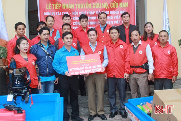 Đồng Nai hỗ trợ Hà Tĩnh gần 2 tỷ đồng khắc phục hậu quả lũ lụt