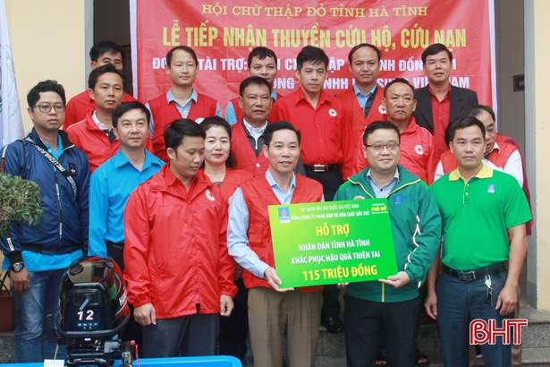 Đồng Nai hỗ trợ Hà Tĩnh gần 2 tỷ đồng khắc phục hậu quả lũ lụt
