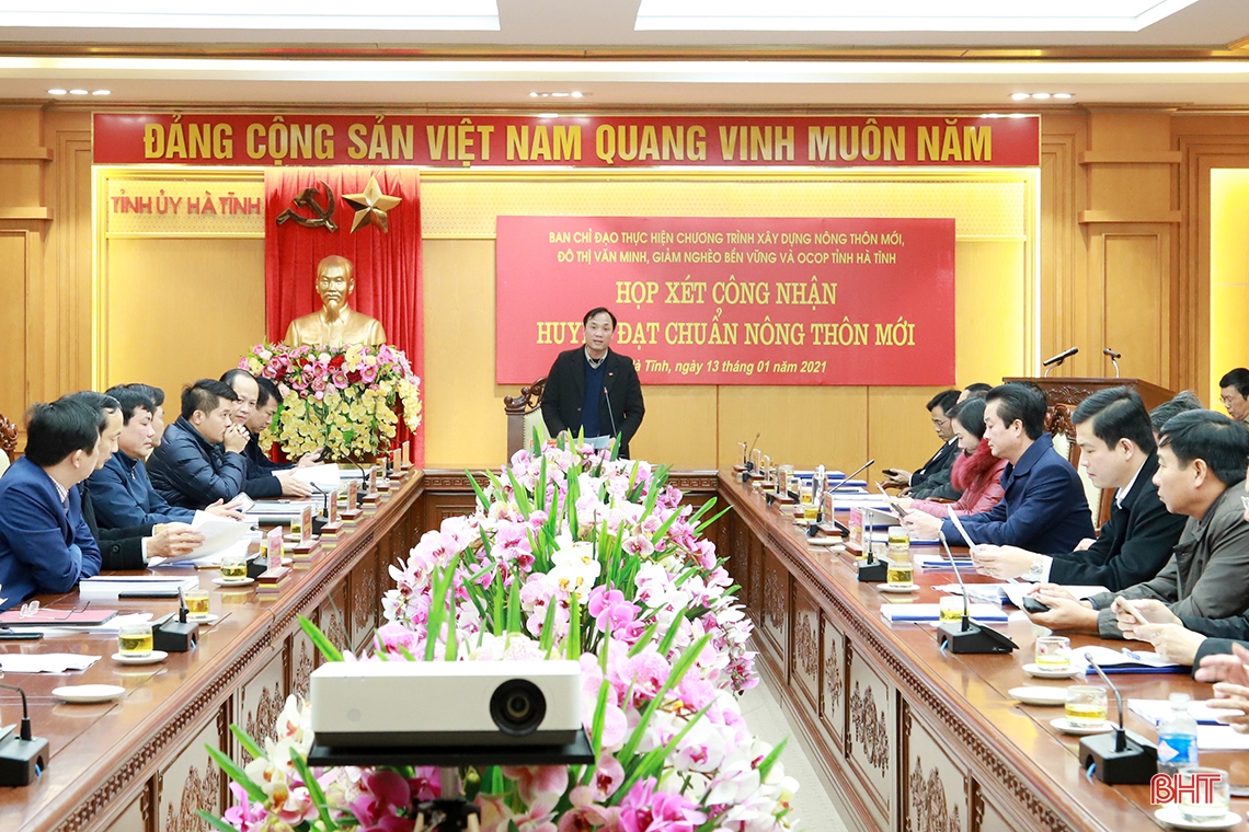 Hà Tĩnh đề nghị Trung ương công nhận huyện Vũ Quang đạt chuẩn nông thôn mới