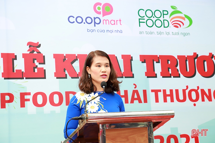 Khai trương cửa hàng thực phẩm Co.op Food đầu tiên tại Hà Tĩnh