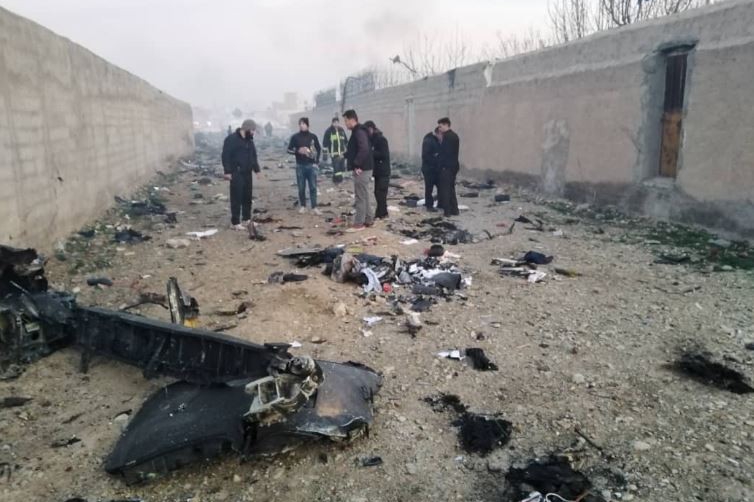 Tất cả 176 người trên máy bay Ukraine rơi ở Iran đã thiệt mạng